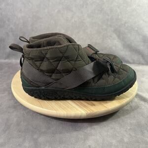 Chaco Men's Quilted Rain & Snow Boots - Dark Green and Brown